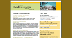 Desktop Screenshot of hotelbuysell.com