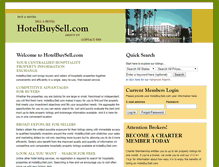 Tablet Screenshot of hotelbuysell.com